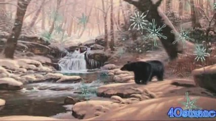 Winter in painting