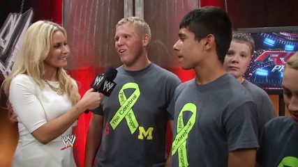 The Gandee Family of The Cerebral Palsy Swagger visits Raw: June 17, 2014