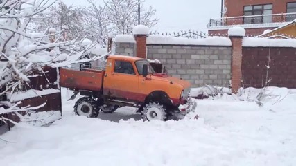Москвич пикап - луноход и снегорин