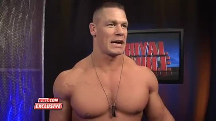 Royal Rumble Match winner John Cena speaks