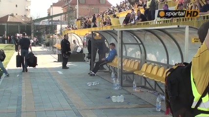 Топузаков си тръгна съкрушен от стадиона в Коматево