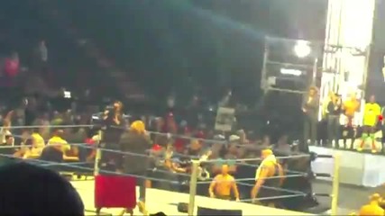 Edge tribute and farewell speech in Albany Wwe Smackdown post show._(360p)