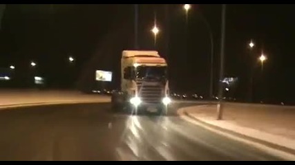 Дрифт с камион