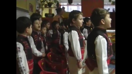 This traditional Bulgarian costumes, dances and songs.