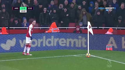 Арсенал - Евертън 4:0 /първо полувреме/