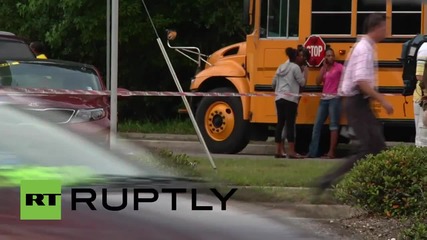 Стрелба по училищен автобус в САЩ, двама ранени