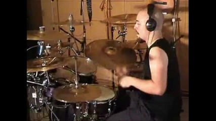 Marthus ( Cradle Of Filth drummer ) Live in studio 2004
