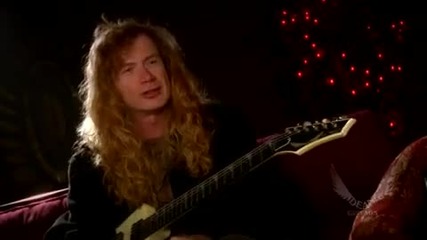Dave Mustaine of Megadeth - Exclusive Interview on new Usa Zero Signature Dean Guitar! 