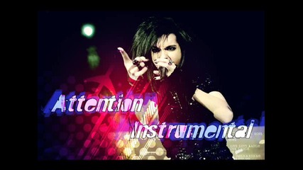 * Инструментал + lyrics * Tokio Hotel - Attention Instrumental 