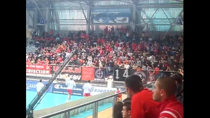 Cska sofia fans in Samokov