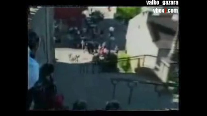Много лошо падане с колело!