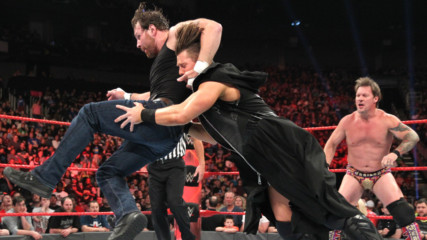 Dean Ambrose & Chris Jericho vs. The Miz and a mystery partner: Raw, April 24, 2017