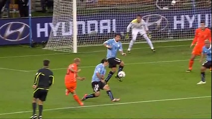 Уругвай - Холандия 2:3 + Най - красивия гол до сега [ Световно първенство Юар 2010 ]