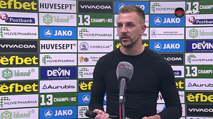 Пламен Илиев е играч на мача Лудогорец - Черно море