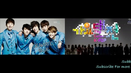 [audio] Dramatic Blue - Tearfully Beautiful [english Sub, Romanization & Hangul]