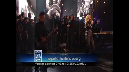 Hope for Haiti: Madonna (like a prayer) Live 