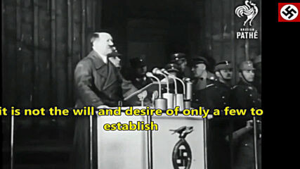 Adolf Hitler speaks - Реч на Адолф Хитлер