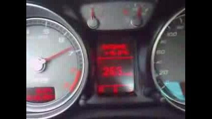 Audi R8 322 Km/ч