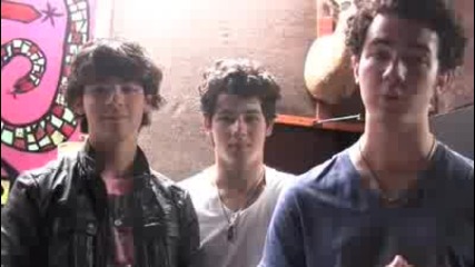Jonas Brothers Special Message