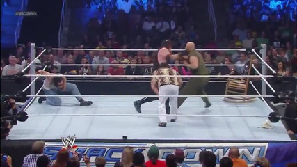 The Wyatt Family унищожават Kane 3 дни преди турнира Summerslam 2013 Wwe Разбиване 16/8/13