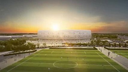 В Катар строят странен стадион за Световното първенство по футбол през 2022-а година