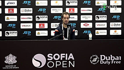Ришар Гаске след успеха над Карбайес Баена на Sofia Open