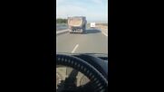 Камион с над 120 кмч/ч на магистрала "Струма"