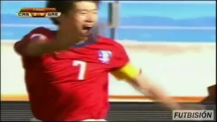Korea Republic vs Greece 2 - 0 World Cup 2010 All Goals 