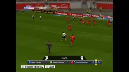 Pes 2009 : Гол на Нани !