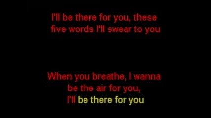 karaoke bon jovi ill be there for you 