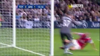 21.10.2010 Тотнъм 0 - 1 Арсенал гол на Ландсбъри 