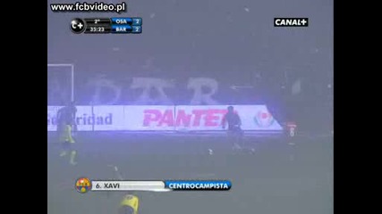 11.01 Osasuna - Barcelona 2 - 2 Xavi Goal