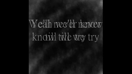 Lifehouse - We will Never Know (lyrics)