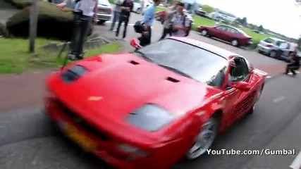 Dodge Viper Gts vs Corvette Z06 fast acceleration + sound Dutch Supercar Sunday 2010 