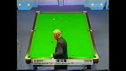 Steven Hendry Прави 147 С - У Peter Ebdon