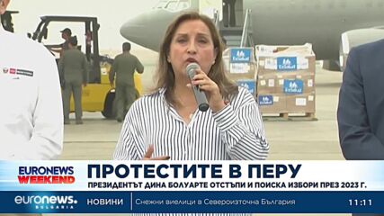 Президентът на Перу Болуарте отстъпи, поиска избори през 2023 г.