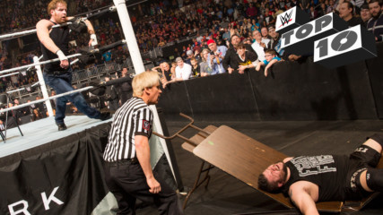 Greatest Last Man Standing Match knockouts: WWE Top 10, May 28, 2018