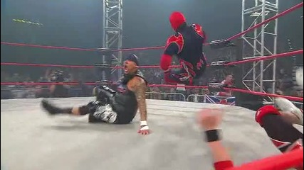 tna.bound.for.glory.2009. Amazing Red (c) vs. Suicide vs. Dangelo Dinero vs. Daniels vs. Homicide (t 