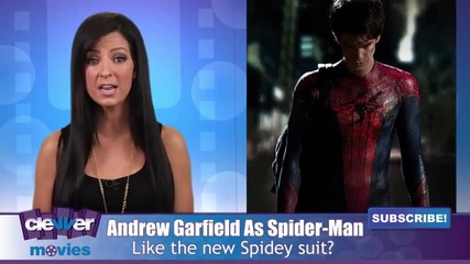 Andrew Garfield In New Spider - Man Costume 