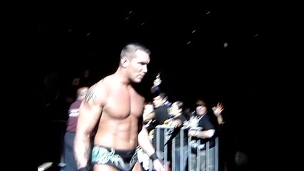 Wwe 21.7.2007 Randy Orton си тръгва от мач На Живо in Anaheim, Ca