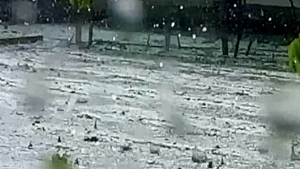 Буря и силна градушка удари село Малево
