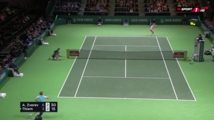 Доминик Тийм обърна Саша Зверев в Ротердам