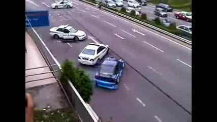 Полицай срещу дрифтер 