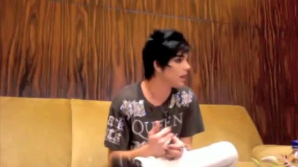 Adam Lambert Singapore Interview (part 1 of 3) 