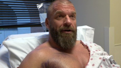 Behind the scenes of Triple H's 2018 pec surgery