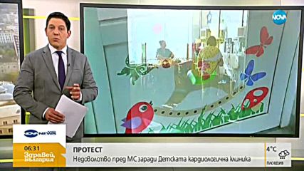 Родители излизат на протест в защита на детската кардиологична клиника