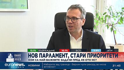 Нов парламент, стари приоритети