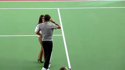 Djokovic и Nadal играят Салса в Колумбия! 
