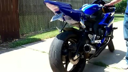 Yamaha R6 звук!