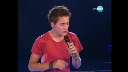 Богомил Бонев разплака Поли Генова с изпълнението си - X Factor България 27.09.11